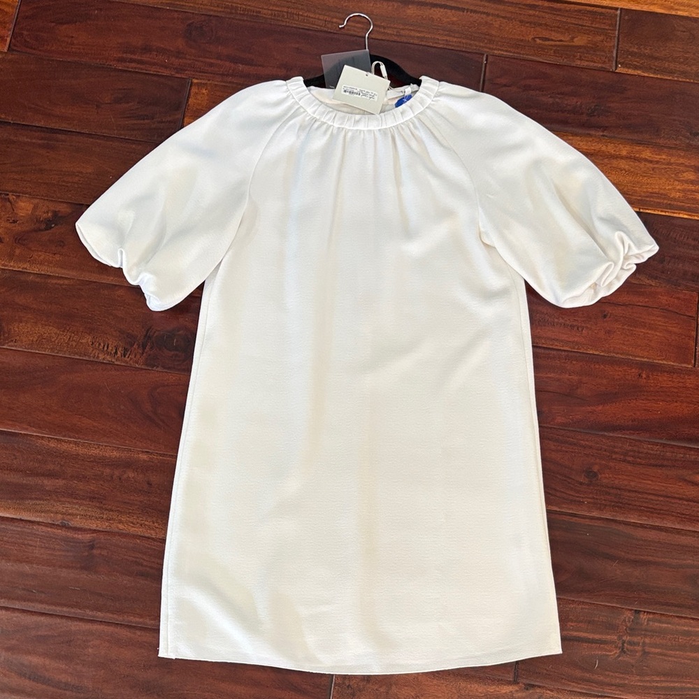 Tibi White Midi Dress